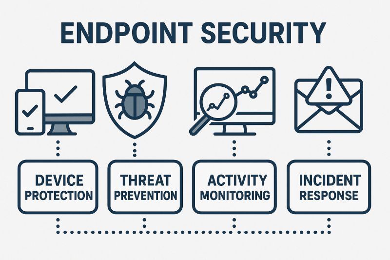 Endpoint protection across laptops, desktops, and mobile devices